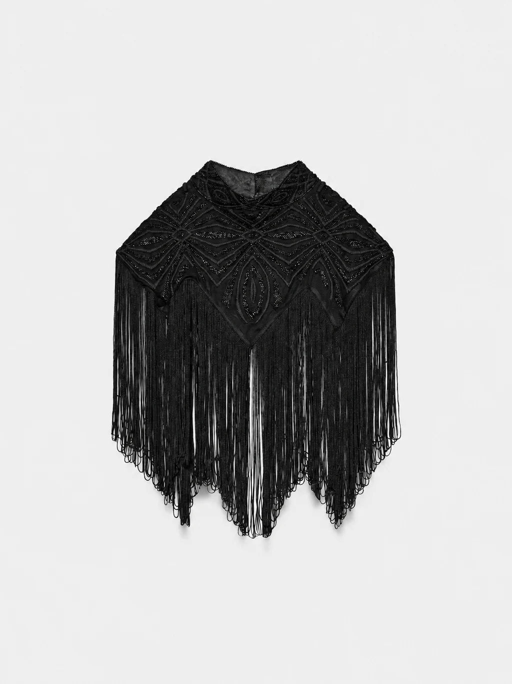 GREAT DRESS: Tassel Cape Shawl