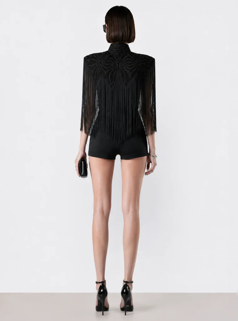 GREAT DRESS: Tassel Cape Shawl