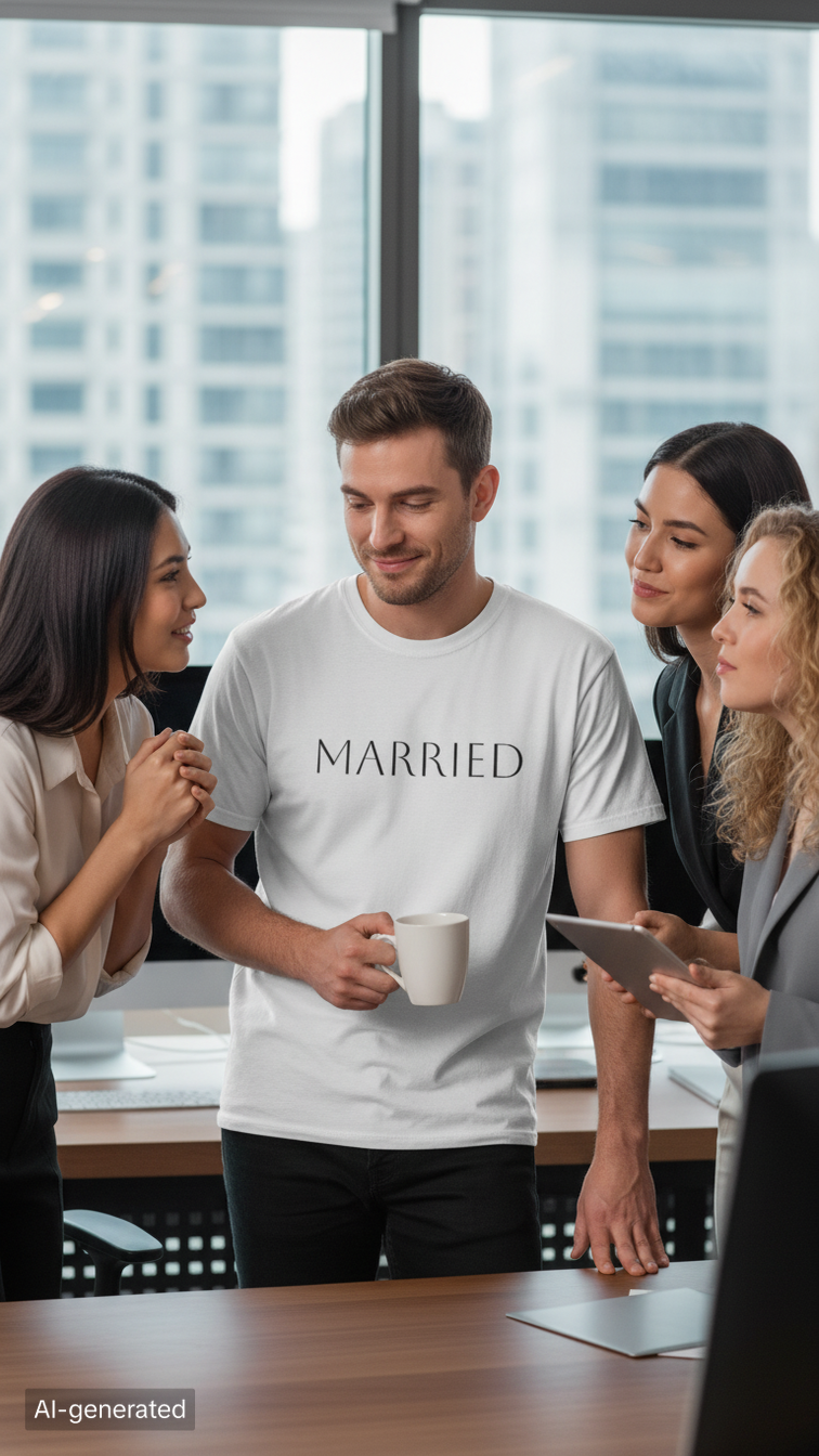 Married T-shirt: protect your Husband from another girls attention!